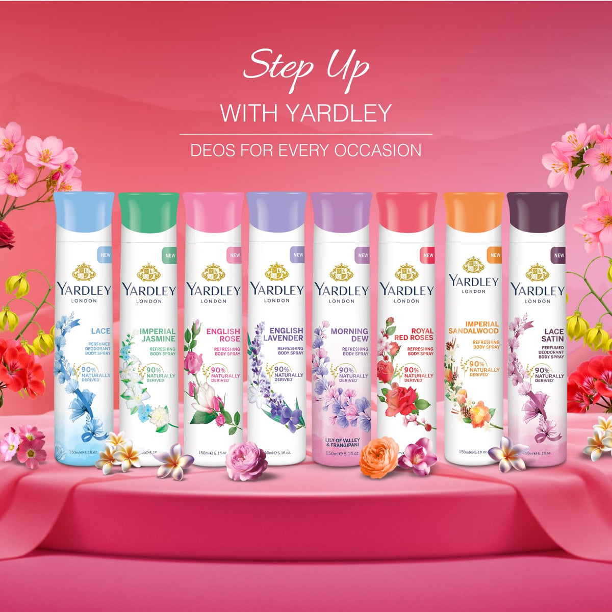 Yardley London Royal Red Roses Refreshing Deo For Women, 150ml
