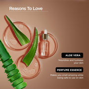 Bella Vita Luxury OUD WHITE Body Wash Refreshing Shower Gel for Deep Cleansing, Hydrating, Moisturising, Softer & Smoother Skin with Aloe Vera 500 ml