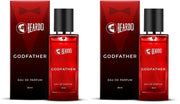 BEARDO Godfather Perfume For Men, 50Ml | Aromatic, Spicy Perfume For Men Long Lasting Perfume For Date Night Fragrance | Body Spray For Men | Gift For Husband | Gift For Boyfriend (Pack of 2)