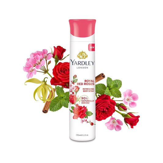 Yardley London Royal Red Roses Refreshing Deo For Women, 150ml