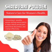 Brijbooti white Shatavari Powder 100 Gram | Shatavari Root Powder for Women | Pcos Relief | Balances Hormones | Asparagus Racemosus | Thaneervittan Kilangu Roots