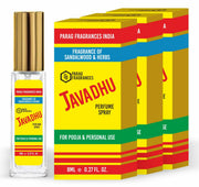 Parag Fragrances Javadhu Long Lasting Perfume 8ml x 3 pc Total 24ml Perfume Spray For Men and Women Natural Fragrance of Javadhu