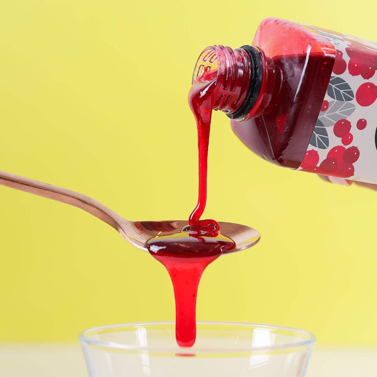 Urban Platter Cranberry Syrup, 500ml [Thick, Real Fruits]