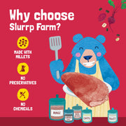 Slurrp Farm Millet Dosa Instant Mix | Supergrains And Beetroot | Natural And Healthy Food, 150g (Pack Of 3)