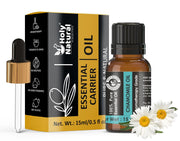 Holy Natural Chamomile Essential Oil 15ml (with Dropper Plug) | Undiluted Therapeutic Grade, For Reduces Blemishes, Evens Skin Tone, Relieves Stress, Better Sleep.