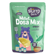 Slurrp Farm Millet Dosa Instant Mix, Supergrains Spinach And Beetroot, Natural And Healthy Food, 150g (Pack Of 2)