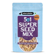 Urban Platter Unroasted 5-in-1 Super Seed Mix, 250g (High Protein & Fiber | Pumpkin, Sunflower, Watermelon, Sesame & Flax Seed Blend | Raw & Ready-to-Eat Superfood Snack)