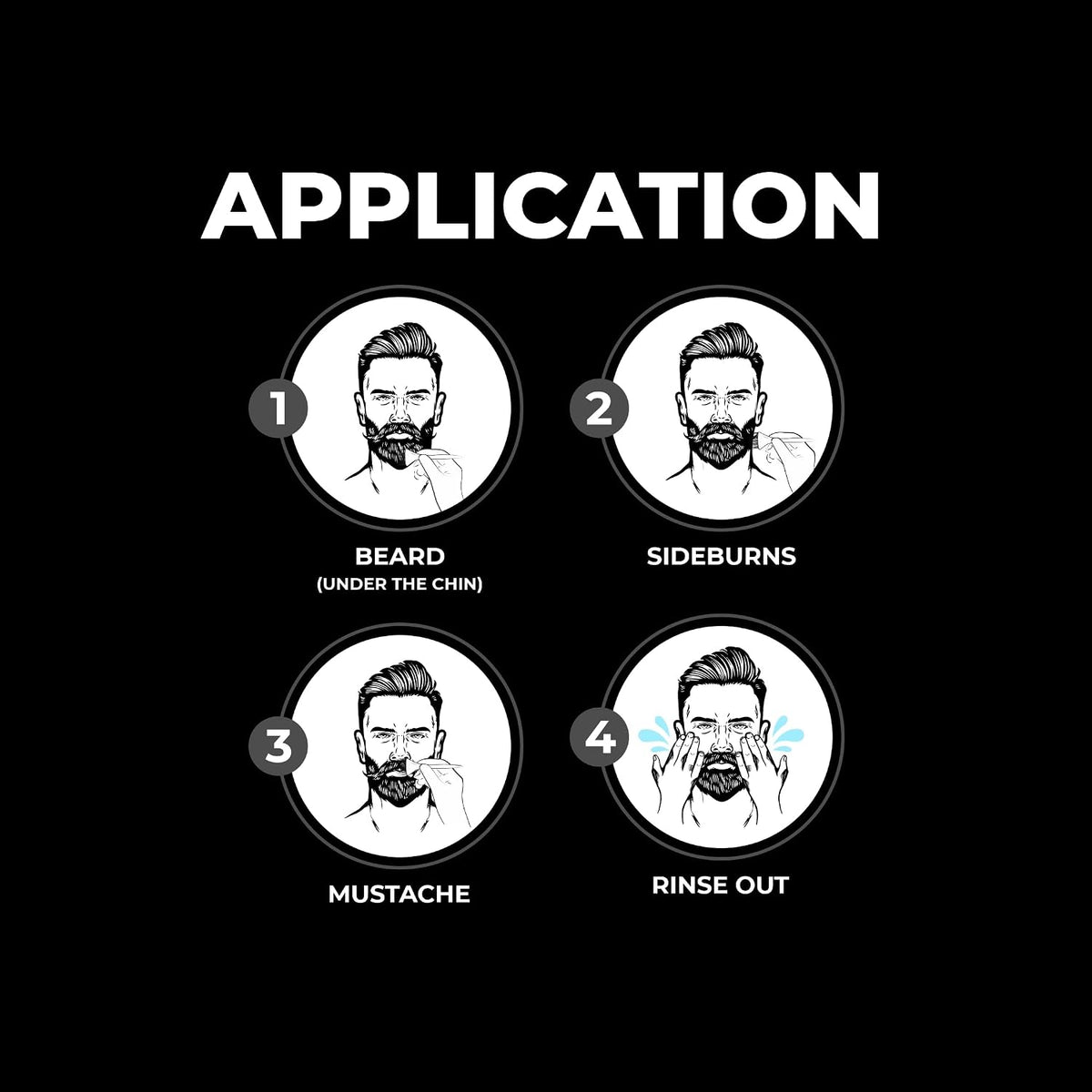 Beardo Beard Color For Men - Natural Black, 60ml | Long Lasting | No Ammonia | Easy to apply, No Stain Beard Hair Colour for men | Skin Friendly Hair dye