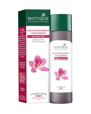 Biotique Mountain Ebony Vitalizing Serum | Prevents Hair Fall & Soothes Scalp| Promotes Hair Growth | 100% Botanical Extracts | Suitable for All Hair Types | 75ml