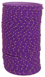 NMII Non-Precious Metal Base Metal with Polka Dots Glossy Finished Bangle Set For Women and Girls, (Brown_2.8 Inches), Pack Of 48 Bangle Set