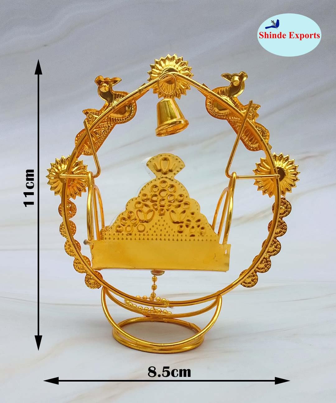 SHINDE EXPORTS Shirdi Sai Baba jhula for car Dashboard Home and Gifting