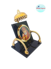 SHINDE EXPORTS Sai Baba Car Dashboard Stand (Design 6)