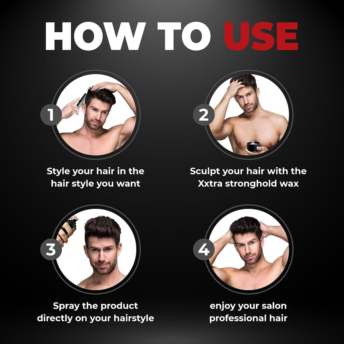 Beardo Strong Hold Hair Spray, 192 ml (Pack of 2) | Hair Spray for Men | Hair Styling | Hair Setting Spray | Hair Fixing Spray | Strong Hold | Natural Shine