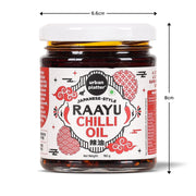 Urban Platter Raayu Chilli Oil, 160g (Japanese Condiment | Infused with Sesame & Garlic | For Ramen, Rice, Dumplings & Silken Tofu)