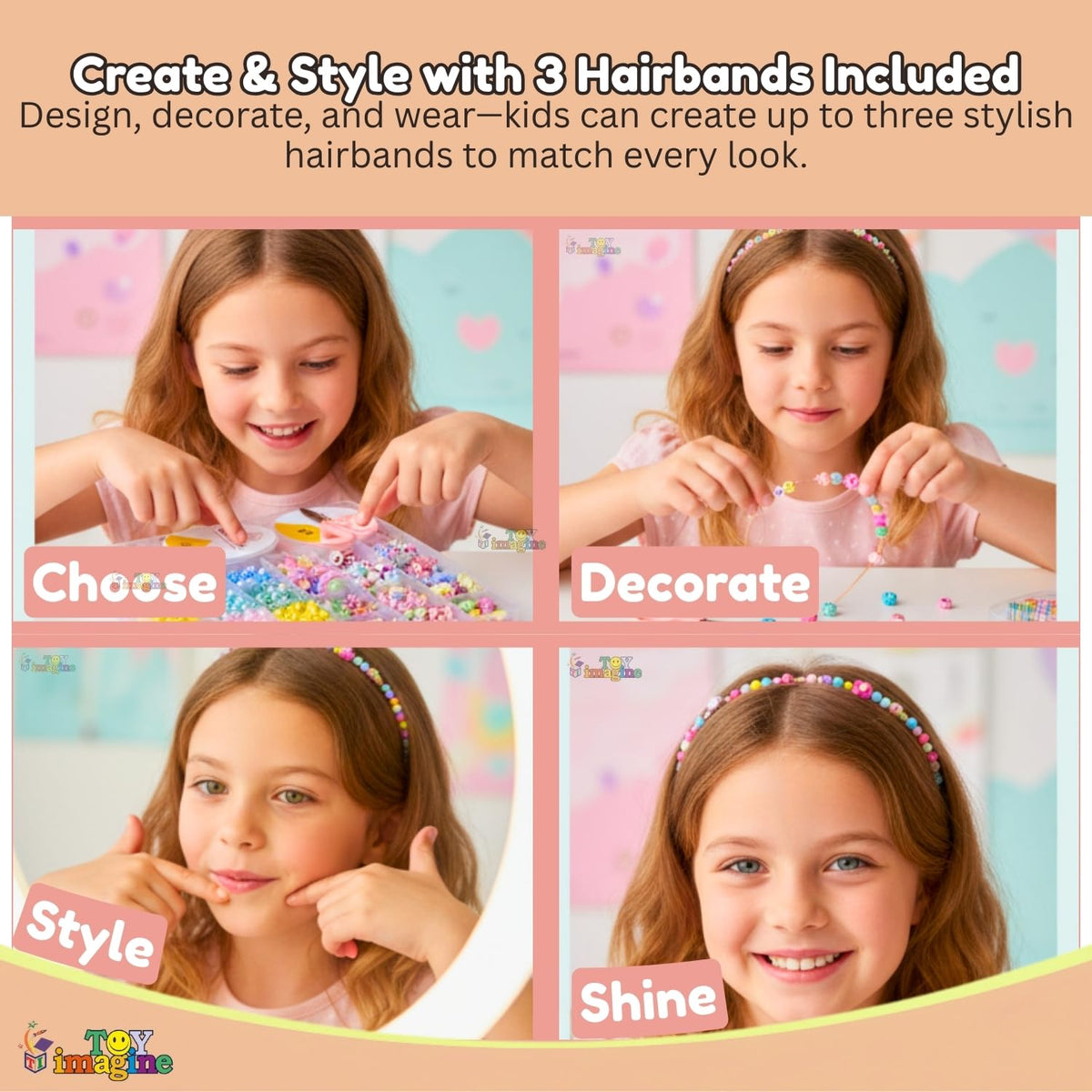 Toy Imagine DIY Bracelet Making Kit for Girls
