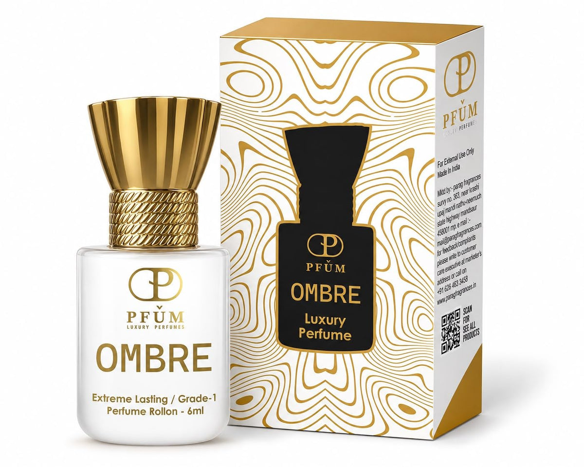 Parag Fragrances PFUM Ombre Luxury Perfume Roll On 6 ml for Men, Extreme Lasting Grade-1 Fragrance