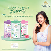 Yardley London Imperial Jasmine Perfumed Beauty Talc, For Fragrant Glow |100g