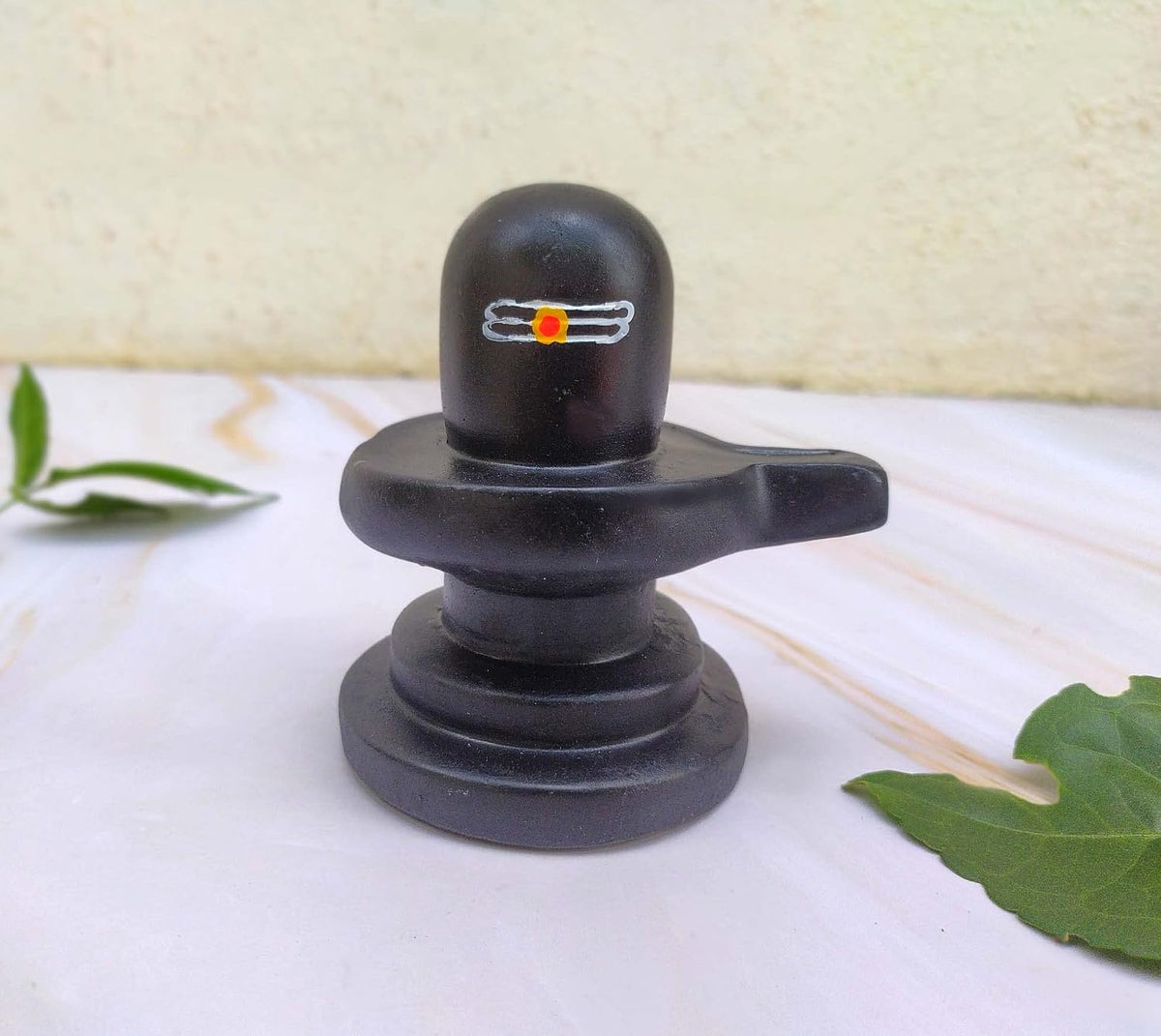 SHINDE EXPORTS shivalingam | Shiva Linga Idol for car Dashboard 10cm