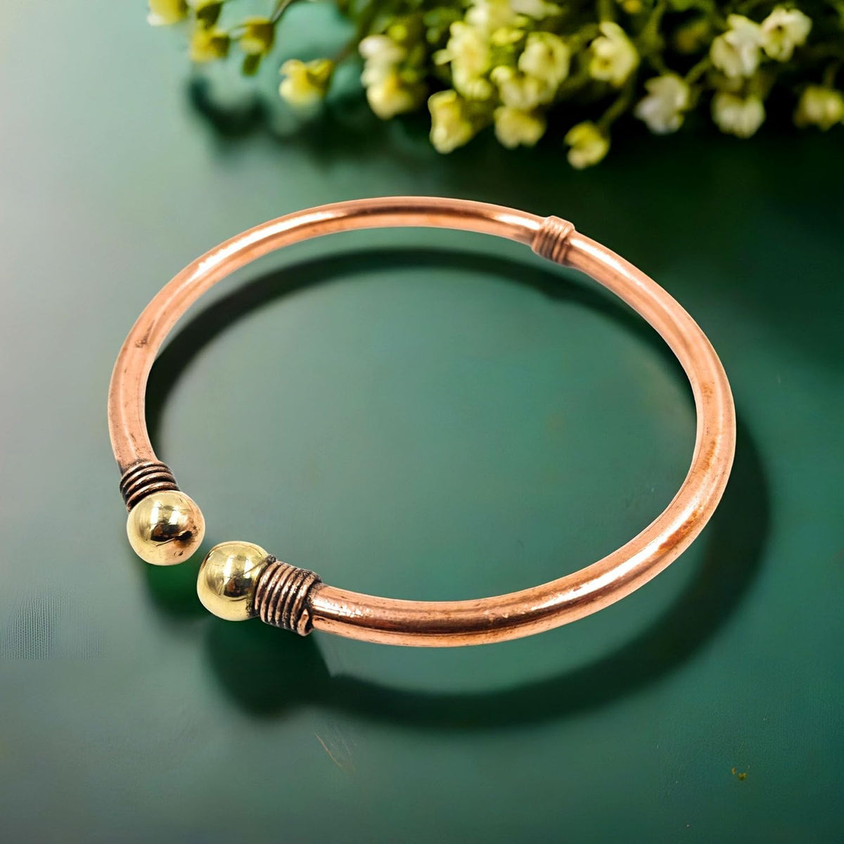 SHINDE EXPORTS adjustable pure copper leg anklet bracelet kada for men and women indian jewelry