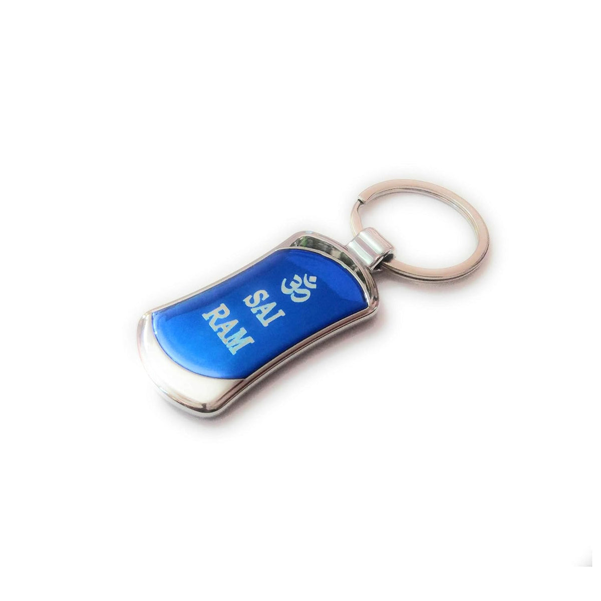 SHINDE EXPORTS Shirdi Sai Baba Plastic Key Chains for car, Home and Bike (Blue 4)