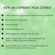 The Old Natural Car Perfume With Essential Oils | Car Perfume Diffuser With Wooden Lid | Car Fresheners Long Lasting | Car Perfumes (Pack Of 1 Expressions - 10ml)