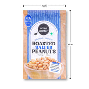 Urban Platter Roasted Salted Peanuts, 200g (Skin Removed | Vacuum Packed | Product of Bharuch | Oil-Free)