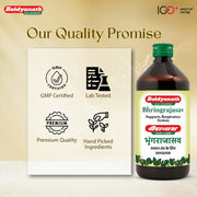 Baidyanath Asli Ayurved Bhringrajasava Liquid Syrup - 450 Ml (Pack Of 2) - Multi-Benefit Ayurvedic Wellness Formula | Supports Respiratory Health, Vitality & Stamina