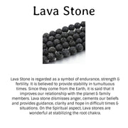 Shining Diva Fashion Natural Lava Stones Seven Chakra Evil Eye Charm Bracelet for Men (9373b)