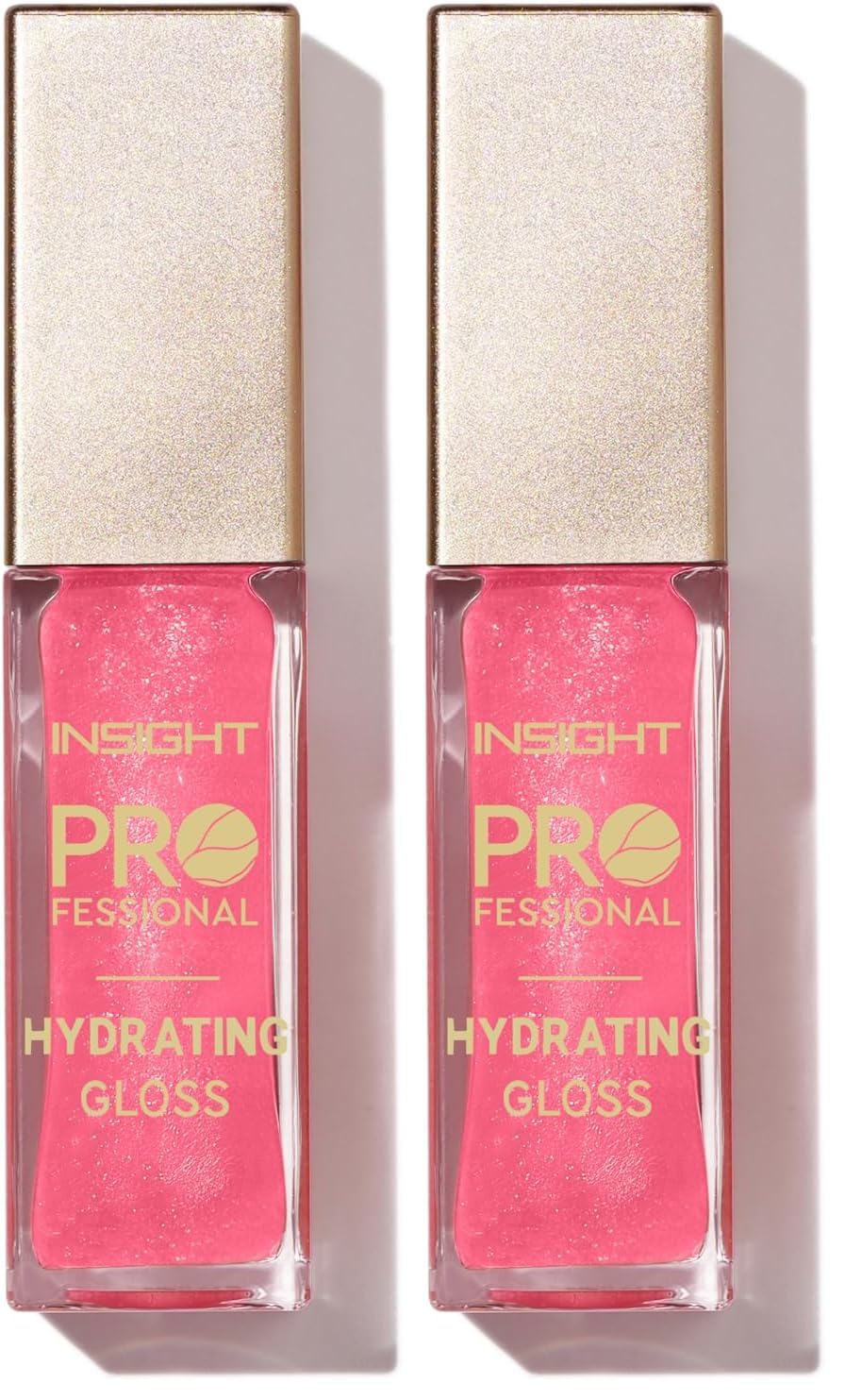 INSIGHT Professional Hydrating Lip Gloss - Cascading Coral | Non-Sticky, Long-Lasting Moisture & Shine | Infused with Vitamin E & Coconut Oil | Sheer, Glossy Finish | For Soft, Plump Lips (10g)