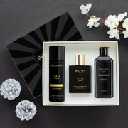 Bella Vita Luxury Black Edition Gift Set with CEO Man EDP Perfume 100ml, Body Parfum Deodorant 150ml & Refreshing Shower Gel for Deep Cleansing, 250ml