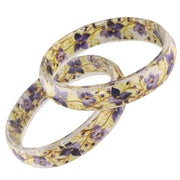 NMII Glass Kada Set For Women & Girls Studded With Beads & Flower Printed Glossy Finished | Stylish Kada For Gift, Wedding & Daily Use