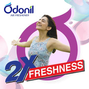 Odonil Bathroom & Toilet Air Freshener Blocks 288g (Pack of 4 x 72g) | Germ Protection | Lasts Up to 45 Days Freshness | 4 Fragrances in One Pack | Lavender, Orchid, Jasmine & Rose | For Home & Office