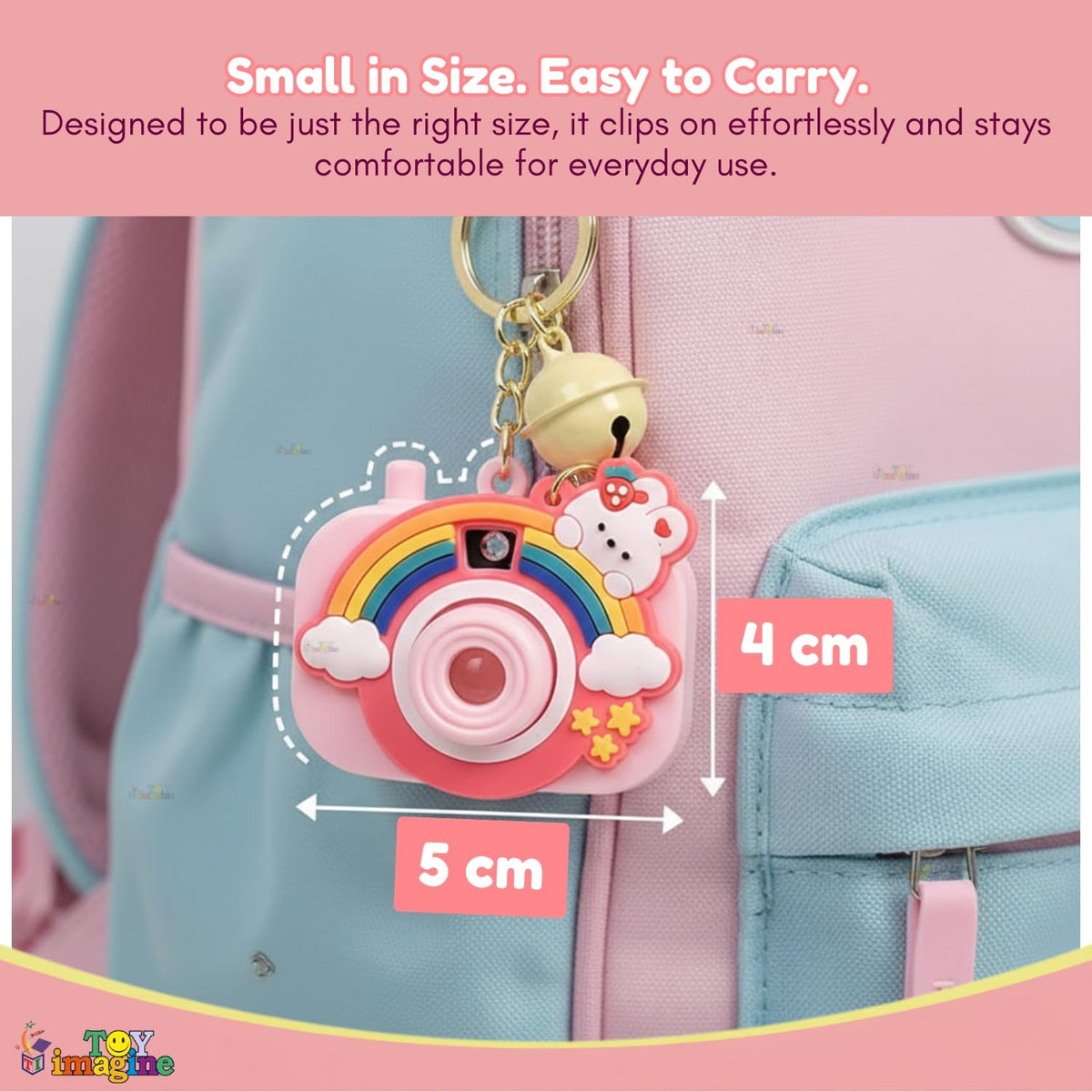 Toy Imagine Cartoon Projection Camera Keychain