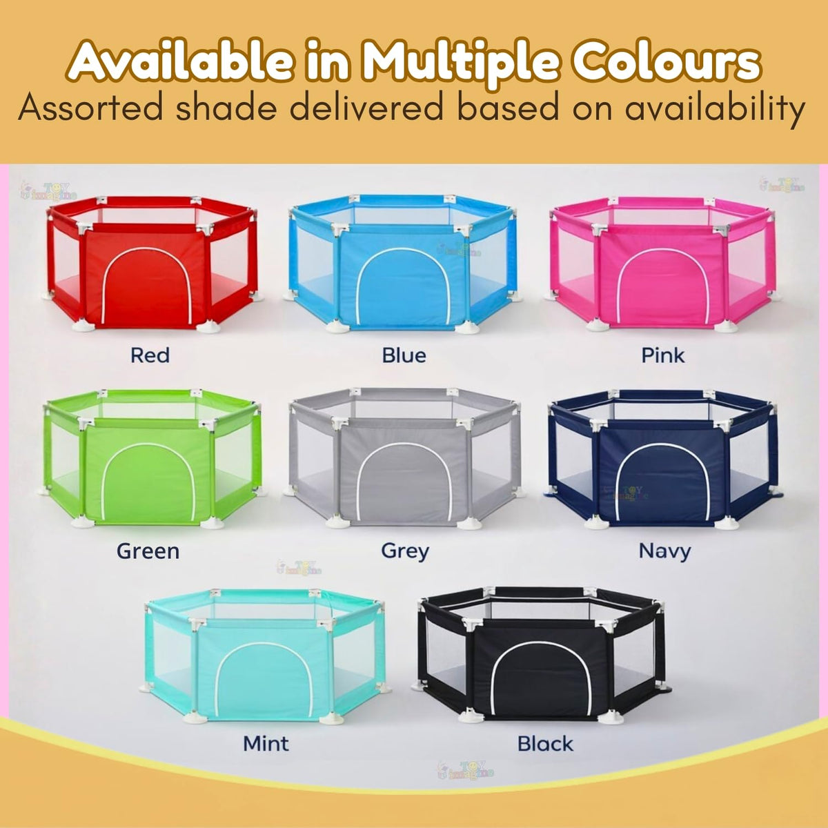 Toy Imagine 128 cm Baby Playpen Hexagonal
