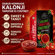 Dabur Hommade Kalonji Tamatar Ki Chutney,200g