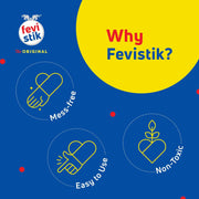 Pidilite Fevistik Glue Stick 25g, Pack of 3 | Multi-Purpose Glue Stick for School Projects, Art & Craft, DIY | Suitable for School & Office Activities | Easy to Use