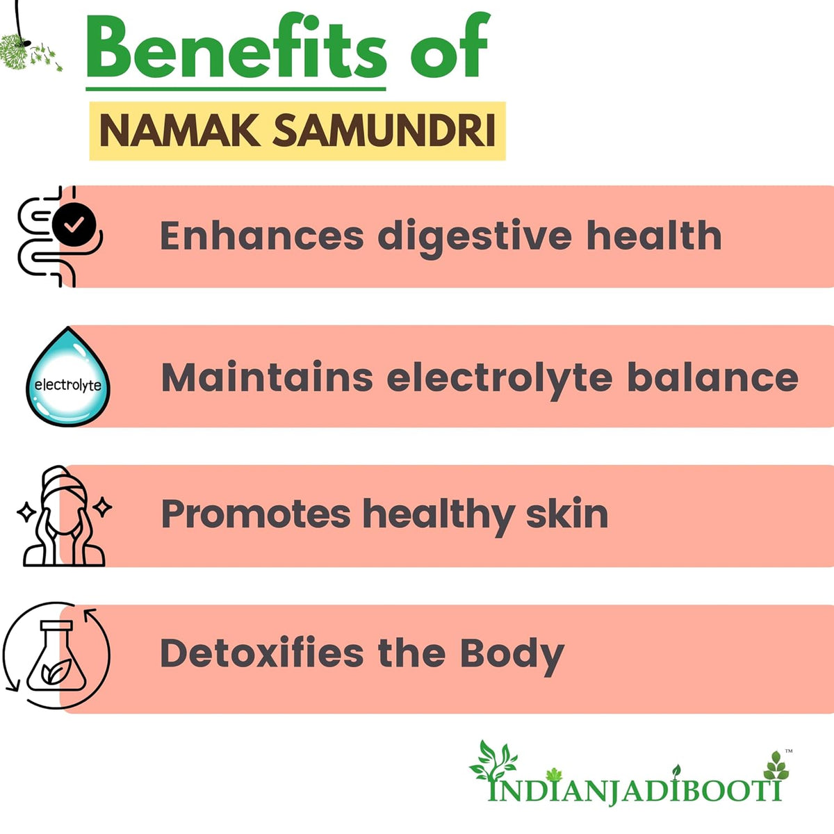 IndianJadiBooti Namak Samundri | Natural Ocean Salt | 900 Grams Pack | (Pack Of 2)