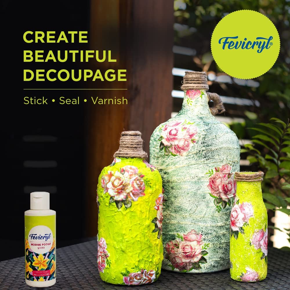 Fevicryl Make Your Craft with Fevicryl Modge Podge Gloss 120 Ml