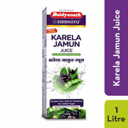 Baidyanath Asli Ayurved Karela Jamun Juice - 1L & Baidyanath Diabo Vital Juice With Karela, Jamun, Neem & Gudmar - 1L