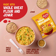 Slurrp Farm No Maida, No MSG Instant Noodles | Magic Masala | Not Fried, Millet Noodles, 6 X 57 g
