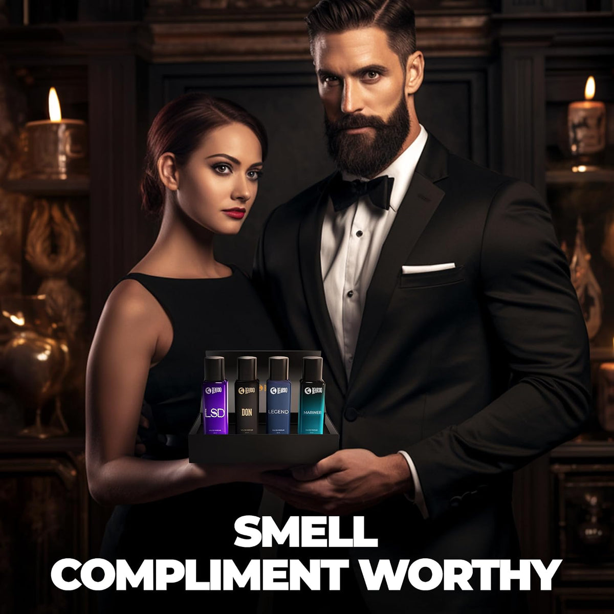 Beardo Day Perfumes For Men 4 x 20ml | Compliment worthy Unisex perfume combo | Long Lasting Perfumes - Fresh & Aquatic Fragrances | Rakhi gift for brother | Gift for brother | Gift for husband