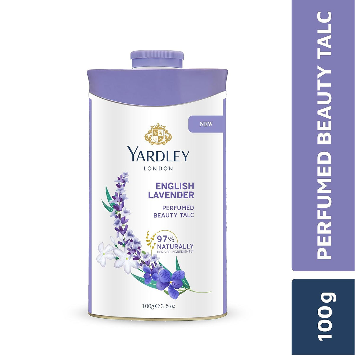 Yardley London English Lavender Perfumed Beauty Talc For Fragrant Glow|100g