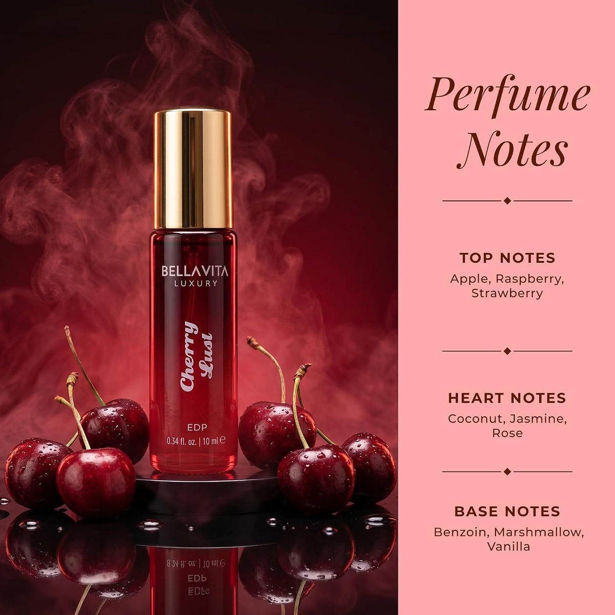 BELLAVITA Gourmand Trend Series | Sweet & Dessert Pocket Fragrances (5 x 10 ml) Eau de Parfum - 50 ml (For Men & Women)