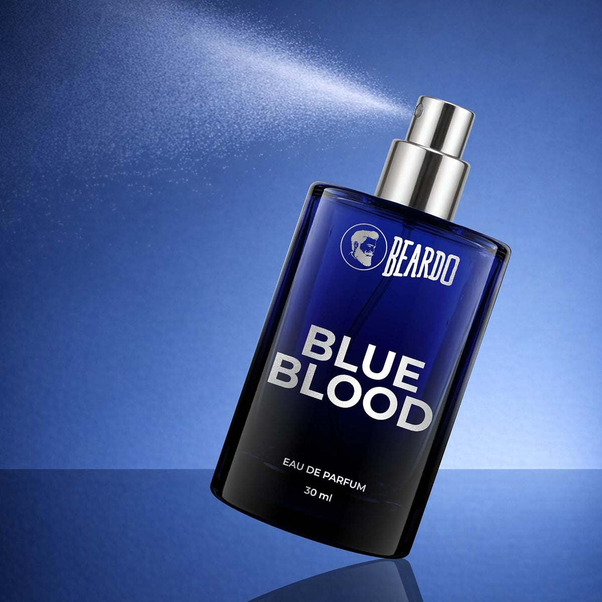 BEARDO Blue Blood Premium Perfume for Men 30 ml | Eau De Parfum Intense, Aromatic, Aquatic Premium Scent | Perfume for Men Long Lasting Smell | Premium Gift For Man | Perfume For Man