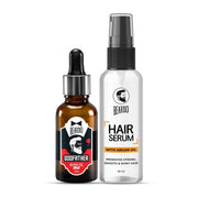 Beardo Godfather Lite Oil 30ml & Hair Serum 50ml Combo