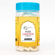 Brijbooti Pure Camphor Tablets 100g | Kapoor for Pooja | camphor tablets for diffuser | kapoor tablets with Refreshing Fragrance | No Residue