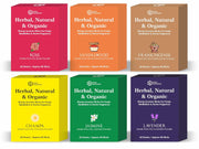Parag Fragrances Herbal, Natural and Organic Dhoop Sticks 360gram (6Pc x 60Gram Each) 200+ Sticks/Rose, Jasmine, Lavender, Sandalwood, Champa & Frankincense/Charcoal, Bamboo & Chemical Free