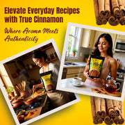 Bliss of Earth 2x100gm Ceylon Cinnamon (Dalchini) 5" Cut Sticks True Cinnamon Raw From Sri Lanka Original
