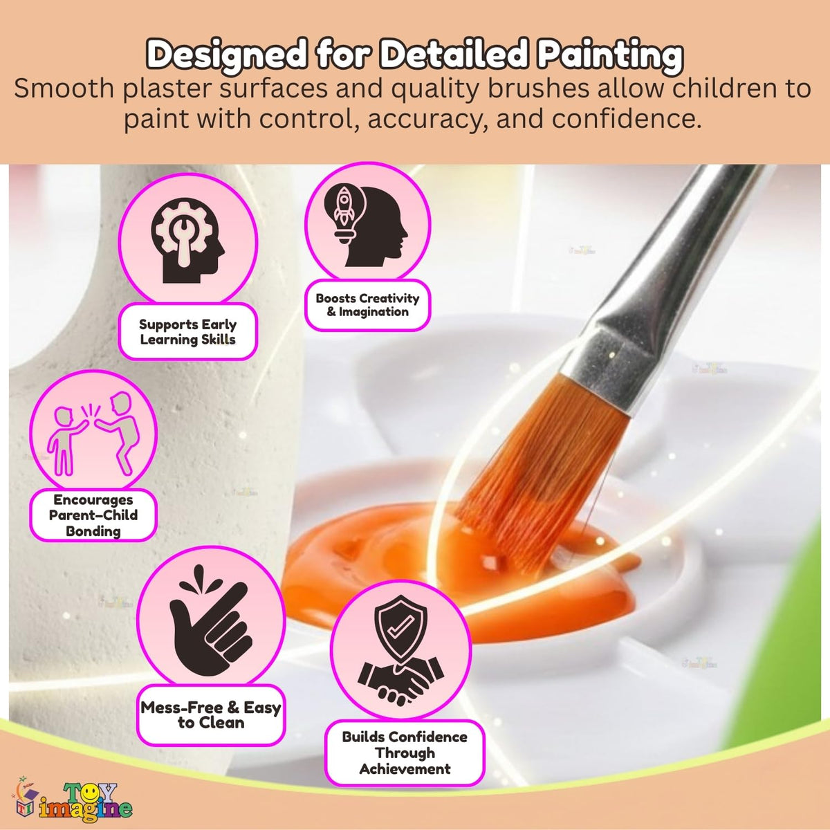 Toy Imagine DIY Unicorn Mould & Paint Craft Kit for Kids Age 6-12 Years