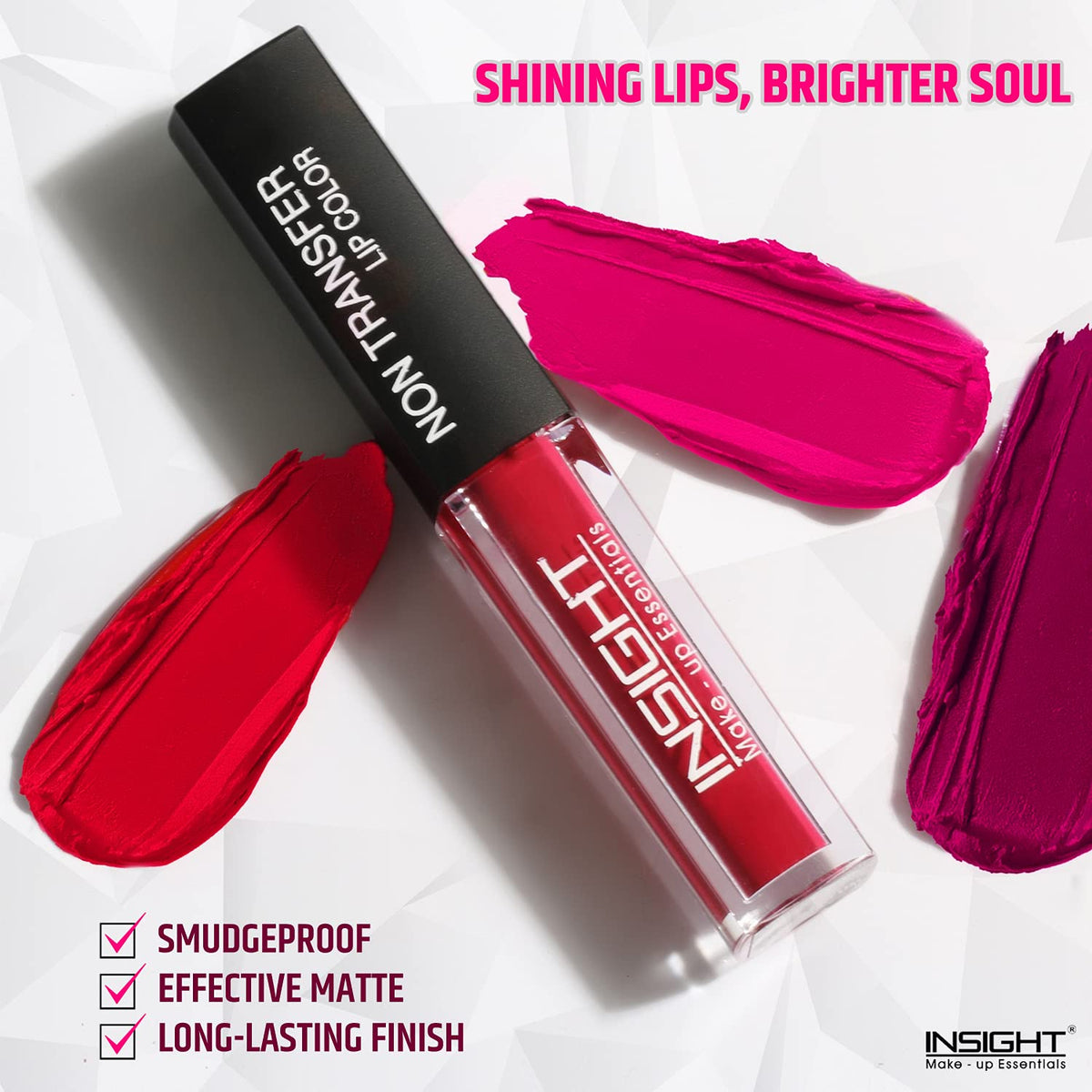 Insight Non Transfer Lip Color, Matte Finish, 4ml (20 Royal) (Pack of 2)